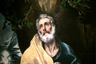 13-1 The Tears of Saint Peter from El Greco Museum Toledo Spain By El Greco National Museum of Fine Arts MNBA  Buenos Aires